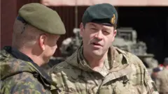 Патрик Сандерс на учениях в 2018 году