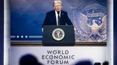 Trump participou remotamente do Fórum Econômico Mundial em Davos no ano passado, poucos dias após sua posse