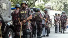 ঢাকার শাহবাগে বিজিবির অবস্থান (ফাইল ছবি)