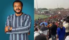 Foto Ebuka Obi na foto ọtụtụ ndị bịara mmemme ekpere ahụ