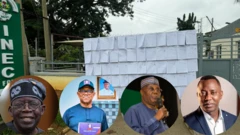 Image of presidential candidates for Nigeria