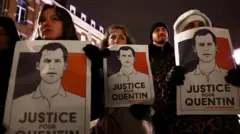 کوئنتین درانک به دست افراد مظنون به گرایش‌های چپ افراطی کشته شد