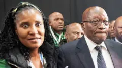 Jacob Zuma (iburyo)