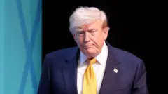 El presidente de EE.UU., Donald Trump. 