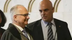 Edson Fachin e Alexandre de Moraes