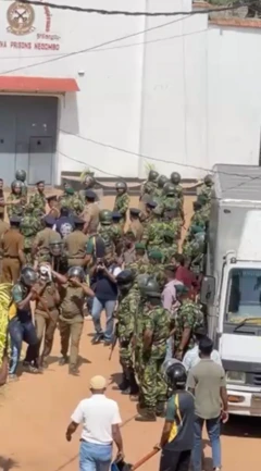 මීගමුව බන්ධනාගාරය අසල තත්ත්වය