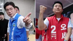 제9회 전국동시지방선거를 이틀 앞둔 1일 정원오 더불어민주당 서울시장 후보와 오세훈 국민의힘 서울시장 후보가 각각 일정을 소화하고 있다.