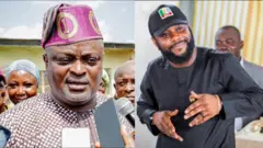 Aworan Mudashiru Obasa ati Seyi Tinubu
