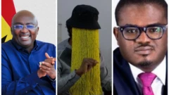 Collage of Ghana Veep, Anas and finance minister