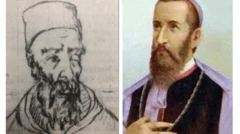 እታ እንኮ ብ1875 ብኢድ ዝተሳእለት ስእሊ ብጹእ ገብረ ሚካኤል - ኣብ ማዕሪኦም ድማ ደ-ጃኮቢስ (ኣቡነ ያዕቆብ)