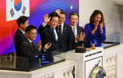 뉴욕 증권거래소를 방문한 이재명 대통령