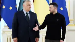 Віктор Орбан і Володимир Зеленський