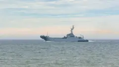 Военный патруль у побережья Балтийского моря