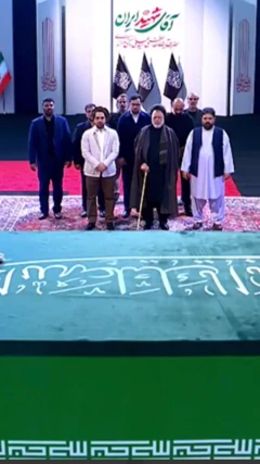 ادای احترام احمد مسعود و محمد محقق به علی‌خامنه‌ای