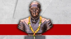 बिंदू चौकातील डॉ. बाबासाहेब आंबेडकर यांचा पुतळा.