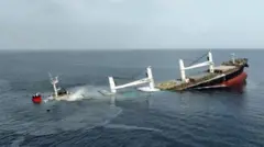 ሑቲ ኣብ ዘውጽኡዎ ቪድዮ መርከብ ኢተርኒቲ ሲ እናጠሓለት የርኢ