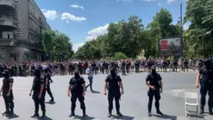 Полиција у центру Земуна у фантомкама