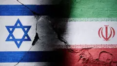የእስራኤል እና የኢራን ባንዲራ