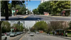 Burası Çankaya’daki Öğretmenler caddesi. Google Haritalar aracılığıyla 16 Nisan’daki görüntüsüyle (alt taraftaki fotoğraf) 29 Haziran’daki hali karşılaştırılabiliyor. 