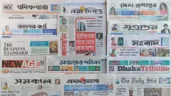 আজ ঢাকা থেকে প্রকাশিত বিভিন্ন সংবাদপত্র