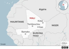 Carte du Mali