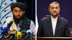 عبداللهیان و سخنگوی طالبان