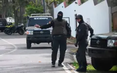 Agentes del Sebin en Caracas.
