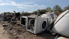 Odbačene veš mašine na deponiji u okolini Beograda