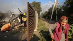Пожилая женщина во Львовской области