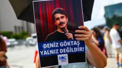 Deniz Göktaş tutuklama öncesi emniyette protestolar