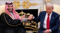 サウジ皇太子とトランプ米大統領、カショジ記者殺害と9/11について記者に質問され