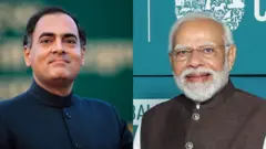 రాజీవ్ గాంధీ, మోదీ