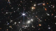 Una imagen del telescopio James Webb.