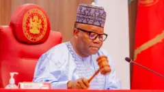 Shugaban Majalisar Dattawa Godswill Akpabio 