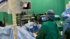 उपचारका लागि रोग पहिचान गर्दै चिकित्सक 