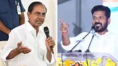 కేసీఆర్, రేవంత్ రెడ్డి 