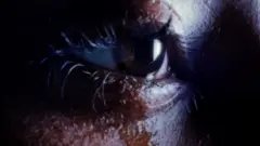 Close up foto of woman wey get tears for her eyes