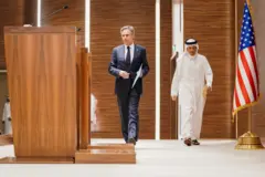 بلینکن در قطر