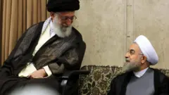 روحانی و آیت الله خامنه ای