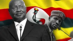 Yoweri Museveni and Bobi Wine