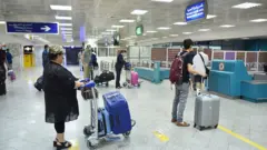 people in airport