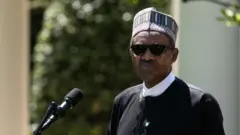 Nigeria's President Muhammadu Buhari pictured in 2018
