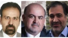 از راست: مهدی محمودیان، آرش کیخسروی و مصطفی نیلی