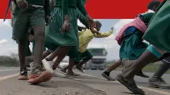 People crossing the road