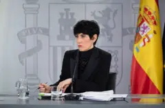 Ministra Elma Saiz.
