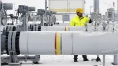 Gas pipeline in Germany