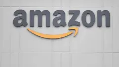 Front of an Amazon warehouse