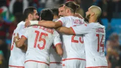 لاعبو المنتخب التونسي 