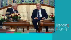 الرئيس الجزائري عبد المجيد تبون والرئيس الفلسطيني محمود عباس