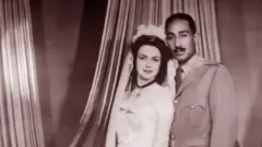 أنور السادات وجيهان السادات